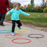 FLAT HOOP 20" RAINBOW SET (6)