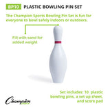 BOWLING PIN SET PLASTIC