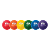 RHINO SKIN DODGE BALL SET  6" (RAINBOW)