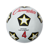 SOCCER BALL CHAMP RUBBER SZ 4
