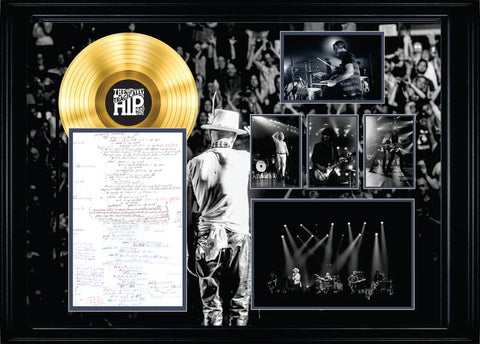 The Tragically Hip Framed On Tour Collage