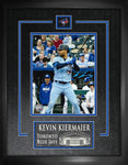 Kiermaier,K Signed 8x10 Etched Mat Blue Jays Action-V