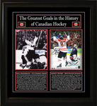 CROSBY,S / HENDERSON SIGNED 8X10S FRAMED CANADA'S