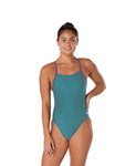 SPEEDO SOLID DOUBLE LACD BACK 1PC