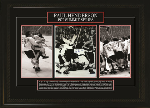 Henderson Signed Picture "72' Summit Series"