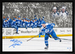Marner, M Signed Framed Canvas  Maple Leafs 18 Game Point Streak Skating-H L/E 116