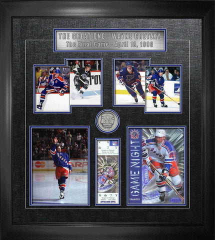 Gretzky "The Great One" Final Game Collage