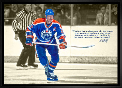Gretzky "Quote" Canvas