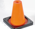 CONE PYLON WEIGHTED 6"